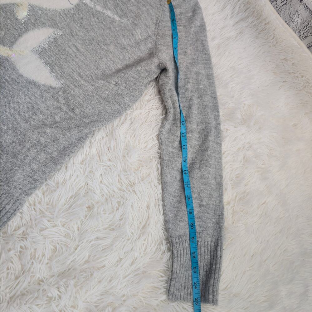 Lauren Conrad Gray Crewneck Mermaidcore Sweater - Picture 12 of 13